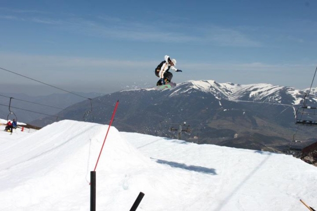  Springen auf der Piste 